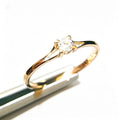 Simple & Classic Cubic Zirconia Wedding Band — Minimalist Engagement Ring