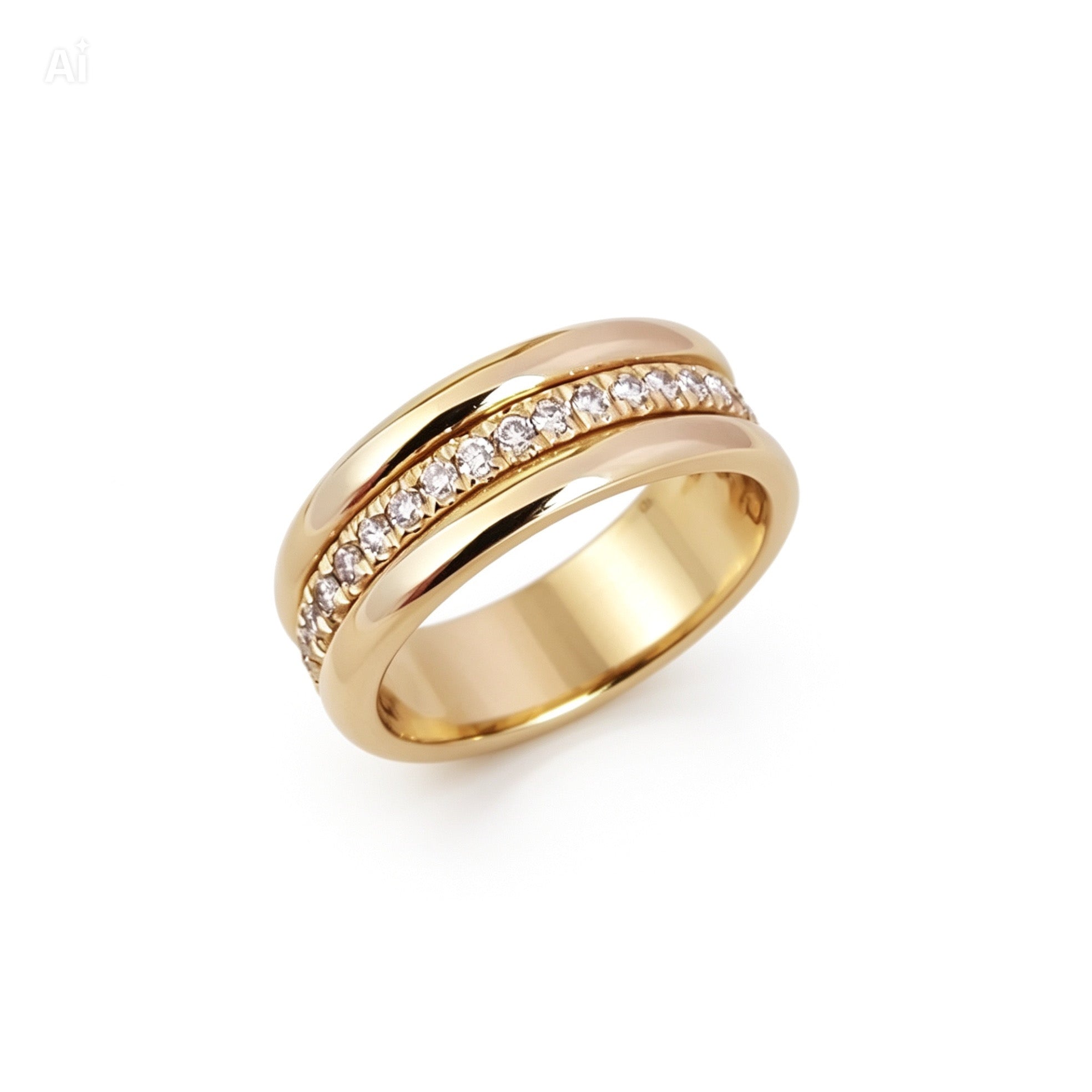 Sparkling Micro Pavé Zirconia Ring — Women’s Engagement & Wedding Jewellery